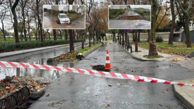 Meteorolojinin uyarılarının ardından İstanbul'un bazı ilçelerinde aralıklarla kuvvetli yağış etkili