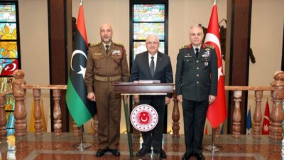 İçişleri Bakanı Ali Yerlikaya, Ankara Esenboğa Havalimanı'ndan Libya'nın başkenti Trablus'a