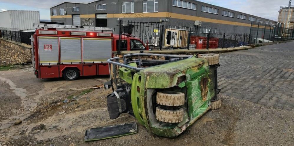 BURSA – Bursa’nın İnegöl ilçesinde bir mobilya fabrikasında meydana gelen