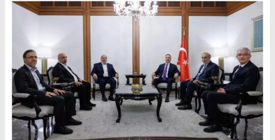 Dışişleri Bakanı Hakan Fidan, Hamas heyeti ile Ankara'da görüştü.