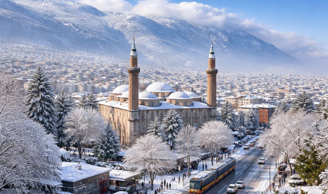 Bursa’da son günlerde etkisini artıran soğuk hava dalgası, kent genelinde