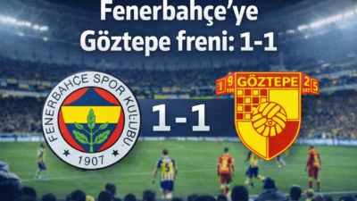 Fenerbahçe, sahasında konuk ettiği Göztepe karşısında istediği sonucu alamadı.