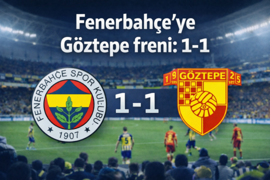 Fenerbahçe, sahasında konuk ettiği Göztepe karşısında istediği sonucu alamadı.