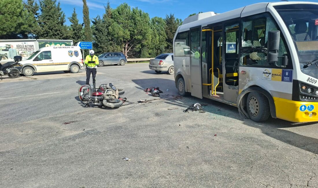 Bursa’nın Mustafakemalpaşa ilçesi bugün gelen acı haberle sarsıldı. Terminal girişinde