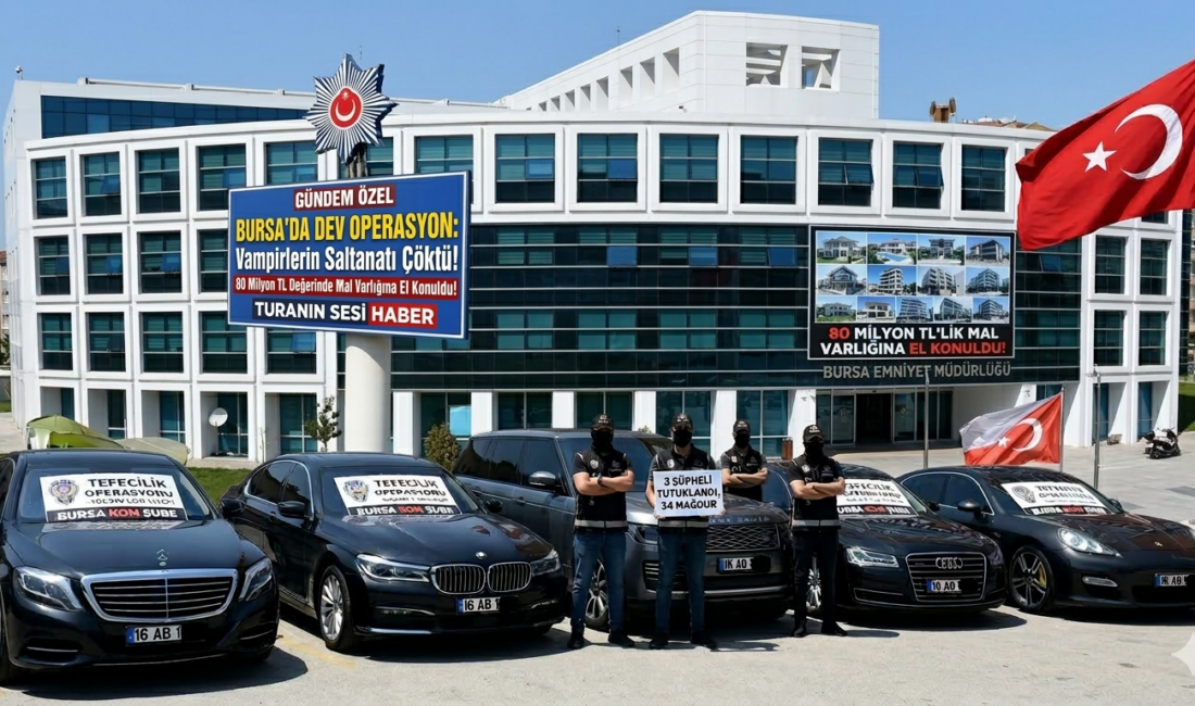 Bursa’da 80 Milyonluk 'Vampir' Saltanatı Çöktü!
4 ilçede 34 vatandaşı faiz