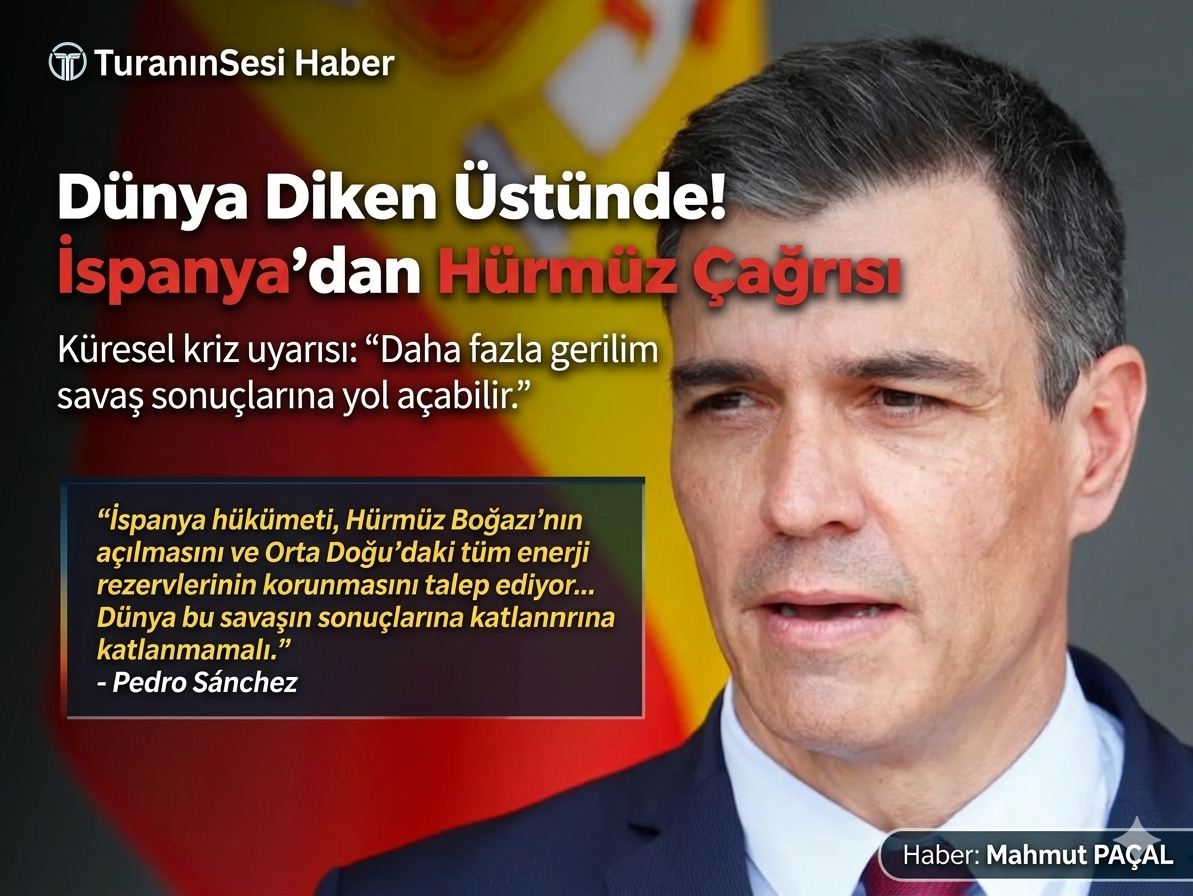 "İspanya Başbakanı Sanchez’den Hürmüz Boğazı ve enerji rezervleri için acil