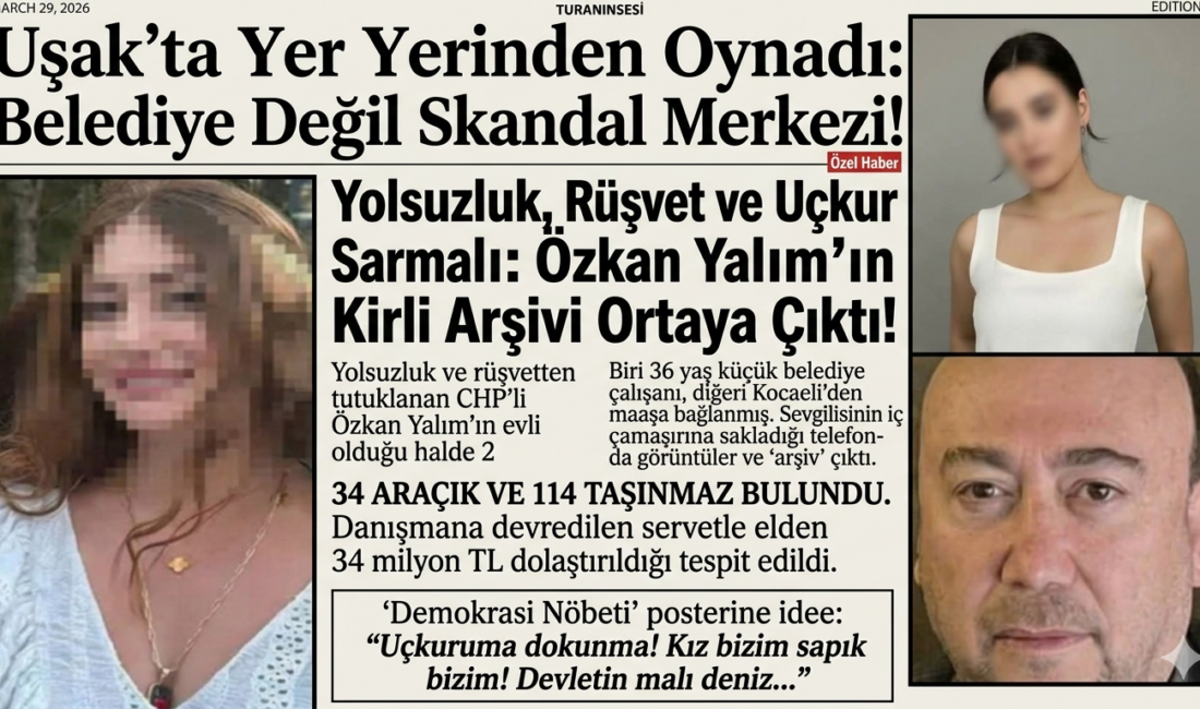 ​Uşak’ta "Demokrasi Nöbeti" Değil, Rezillik Perdesi Aralandı! > Tutuklanan CHP’li
