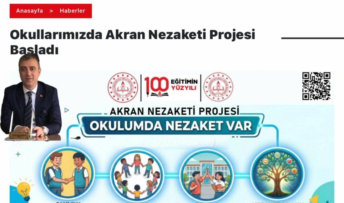 Terme'de "Okulumda Nezaket Var" projesiyle öğrenciler arasında sevgi ve saygı
