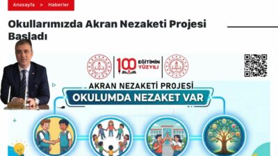 Terme'de "Okulumda Nezaket Var" projesiyle öğrenciler arasında sevgi ve saygı