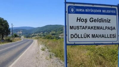 Bursa’nın Mustafakemalpaşa ilçesinde tarihi değişim! Döllük Mahallesi, mahalle halkının talebiyle