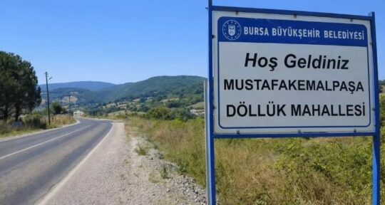 Bursa’nın Mustafakemalpaşa ilçesinde tarihi değişim! Döllük Mahallesi, mahalle halkının talebiyle