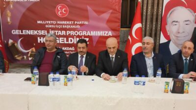 "MHP Gürsu İlçe Başkanı Tahir Akdağ’ın düzenlediği geleneksel iftar programı,