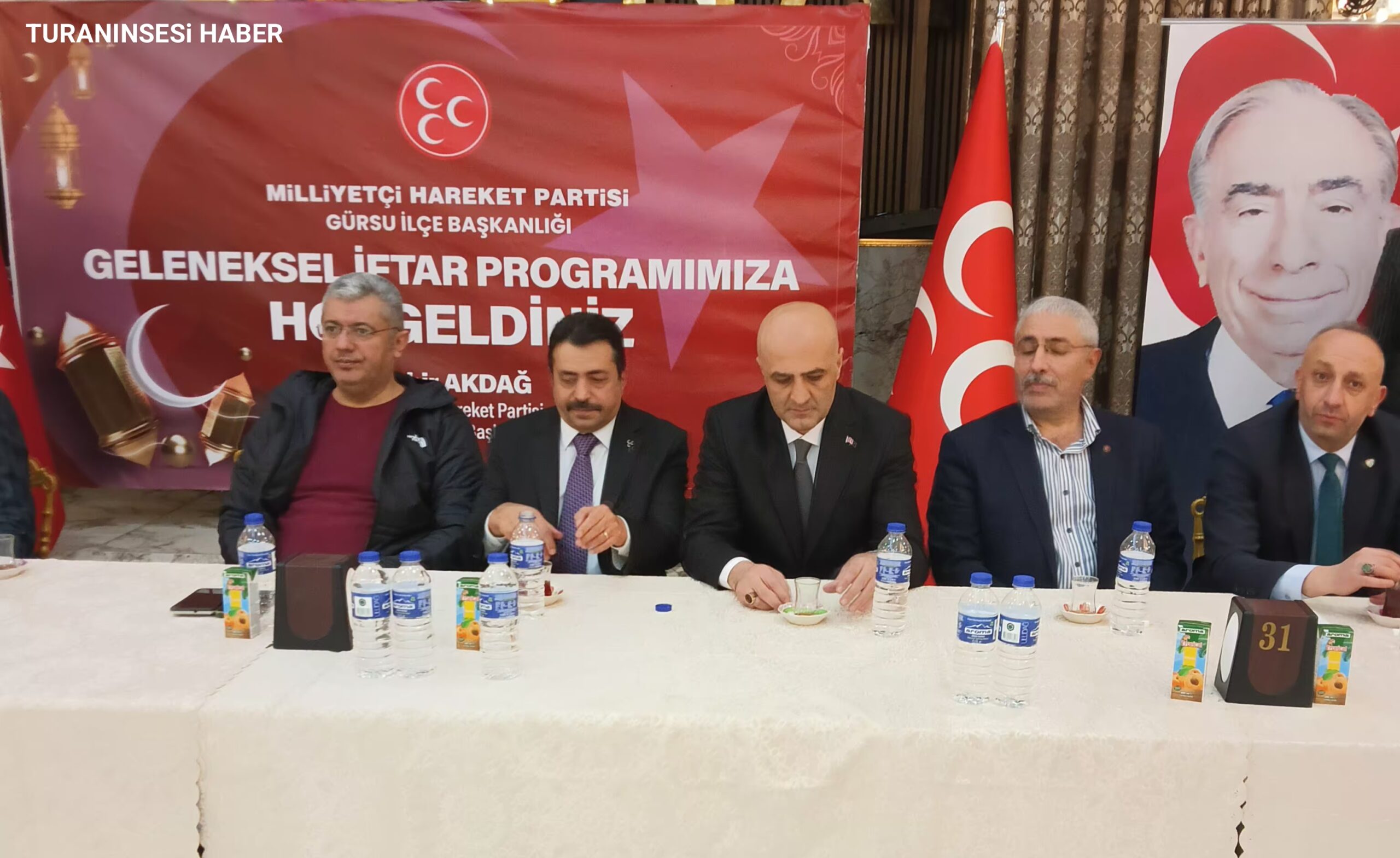 "MHP Gürsu İlçe Başkanı Tahir Akdağ’ın düzenlediği geleneksel iftar programı,