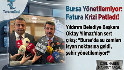 Yıldırım Belediye Başkanı Oktay Yılmaz’dan sert çıkış: "Bursa’da su zamları