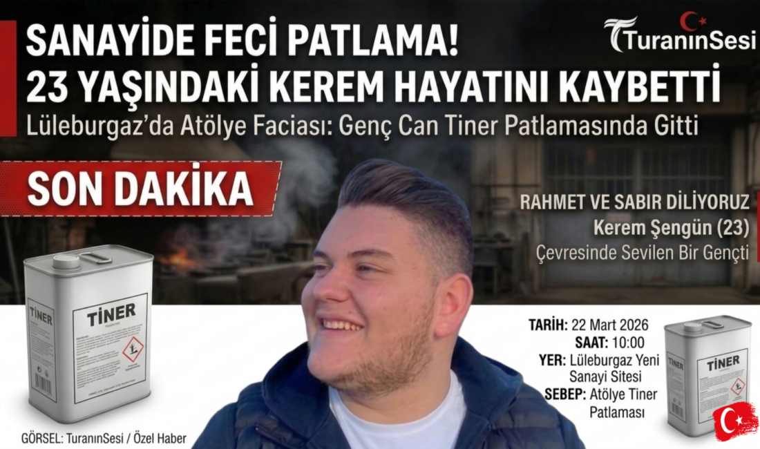 Sanayi sitesinde tiner patlaması: Genç Kerem'in hayalleri sobadan çıkan alevlerle