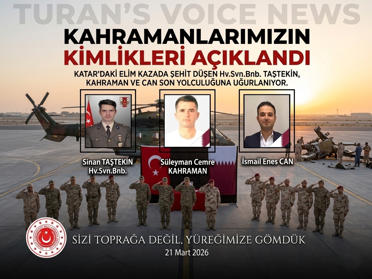 Katar’da eğitim uçuşu sırasında kaza kırıma uğrayan helikopterde; Hv.Svn.Bnb. Sinan