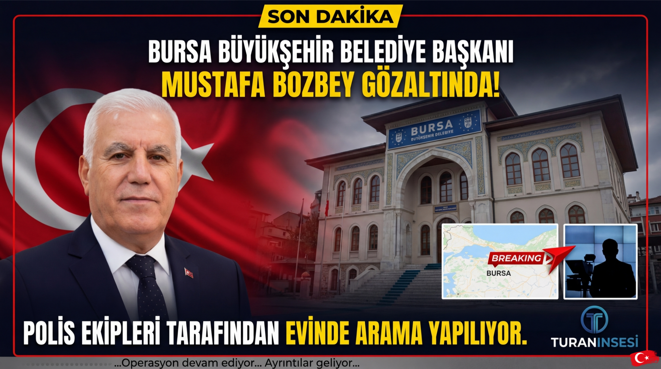 Bursa Büyükşehir Belediye Başkanı Mustafa Bozbey, sabahın erken saatlerinde gerçekleştirilen