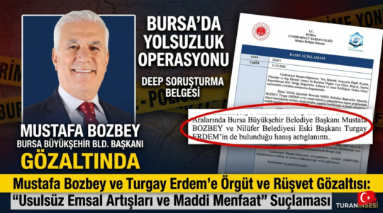 Bursa'da yer yerinden oynadı! Aralarında Büyükşehir Belediye Başkanı Mustafa Bozbey