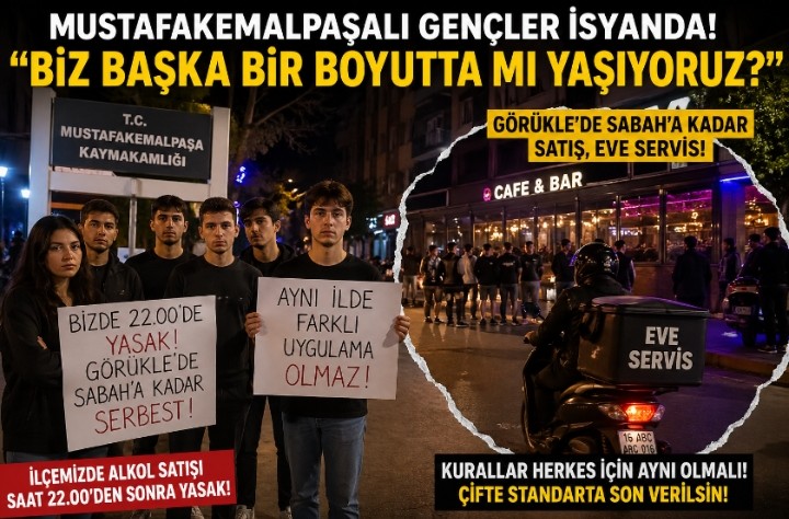 ​"Nilüfer’de hayat tam gaz, Mustafakemalpaşa’da saat 22.00’de kilit! Bursa genelindeki