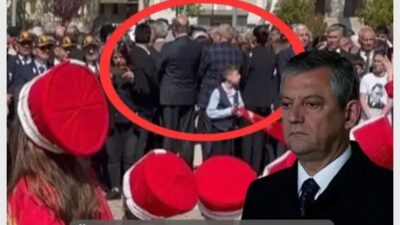 Gaziantep'te çocuk mehteran takımına sırt dönerek bayram coşkusuna gölge düşüren