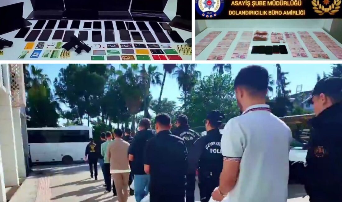 Banka hesapları üzerinden organize dolandırıcılık yapan şebekeye operasyon düzenlendi. Milyonlarca