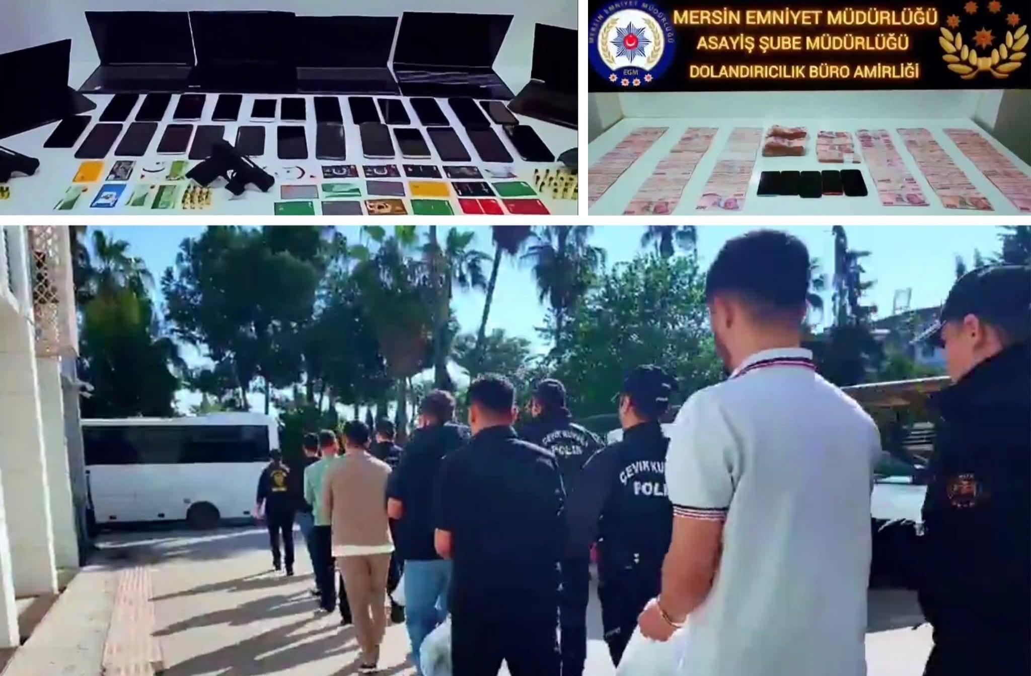 Banka hesapları üzerinden organize dolandırıcılık yapan şebekeye operasyon düzenlendi. Milyonlarca