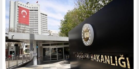 Dışişleri Bakanlığı, Gazze'ye insani yardım ulaştırmak amacıyla oluşturulan Küresel Sumud