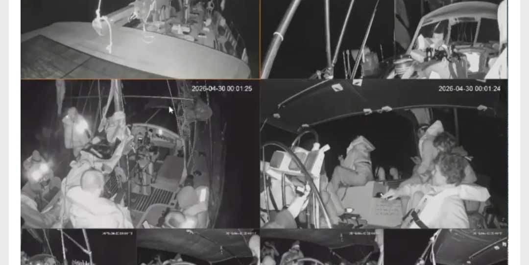 Gazze'ye insani yardım ulaştırmak amacıyla Akdeniz'e açılan Küresel Sumud Filosu'na