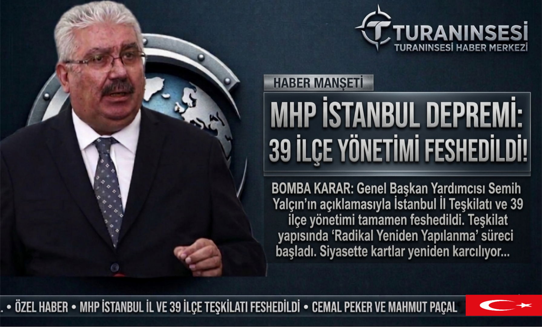 MHP teşkilatlarında İstanbul depremi! Genel Başkan Yardımcısı Semih Yalçın’ın açıklamasıyla