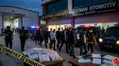 Batman'da esnafı haraca bağlayan, borcu bahane edip dükkan yağmalayan ve