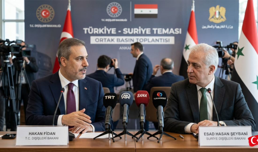 Ankara'da diplomasi trafiği hız kazandı: Bakan Fidan ve Suriyeli mevkidaşı