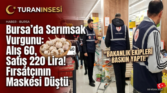 Bursa Osmangazi'de 60 TL'ye aldığı sarımsağı 220 TL'ye satan zincir