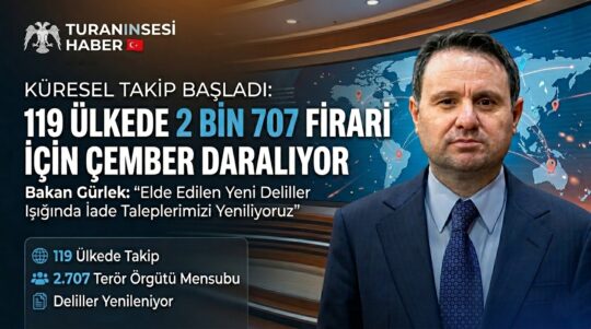 Adalet Bakanı Akın Gürlek, 119 ülkede 2 bin 707 FETÖ