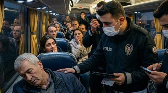 İnegöl'de polisin rutin kontrolü acı sonu ortaya çıkardı; otobüste uyuduğu