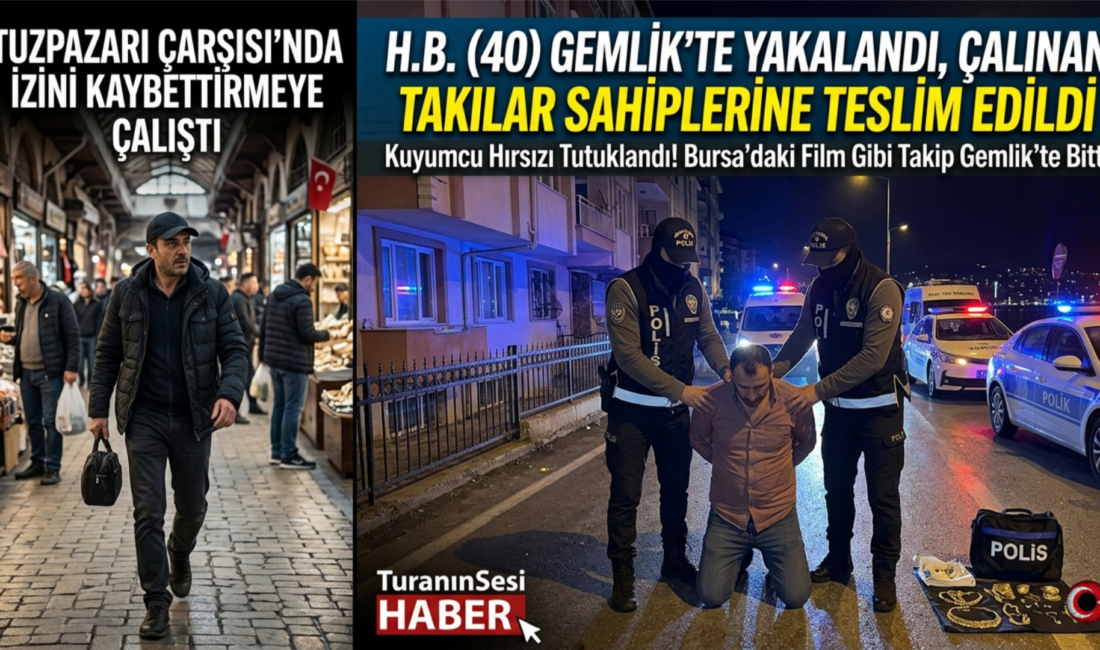 ​"Bursa polisi pes dedirten dolandırıcılık olayını saniye saniye takip ederek