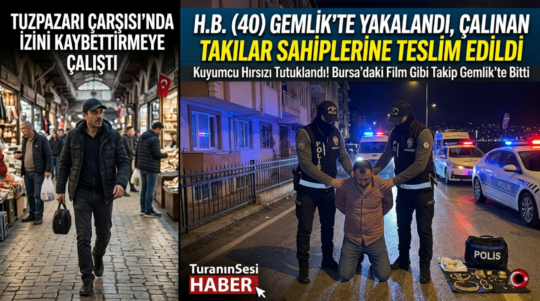 ​"Bursa polisi pes dedirten dolandırıcılık olayını saniye saniye takip ederek