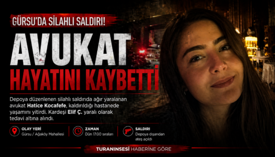 Gürsu’da depoya düzenlenen silahlı saldırıda ağır yaralanan avukat Hatice Kocaefe,