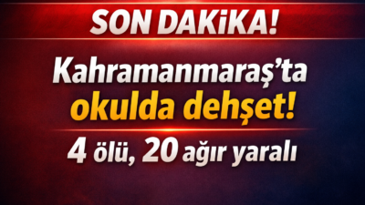 Kahramanmaraş’ta bir okulda meydana gelen silahlı saldırı Türkiye’yi yasa boğdu.
