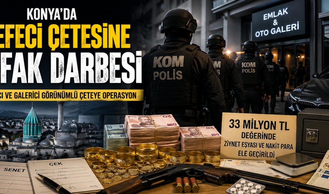 Emlakçı ve galerici görünümü altında faaliyet gösteren şüphelilere yönelik operasyonda