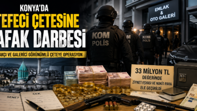 Emlakçı ve galerici görünümü altında faaliyet gösteren şüphelilere yönelik operasyonda