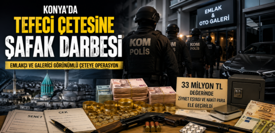 Emlakçı ve galerici görünümü altında faaliyet gösteren şüphelilere yönelik operasyonda