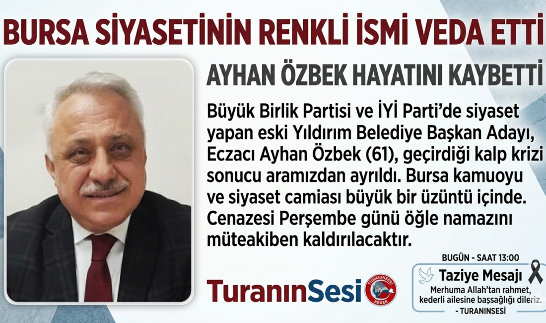 "Yıldırım’ın gülen yüzü, siyasetin beyefendi ismi kalbine yenik düştü."