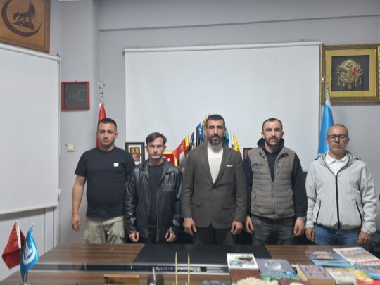 Bursa’nın Mustafakemalpaşa ilçesinde Ülkü Ocakları İlçe Başkanı Burçin Korkmaz, basınla