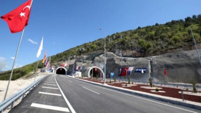 Açılışı yapılan Kırkdilim tünellerine ilişkin konuşan Ulaştırma ve Altyapı Bakanı