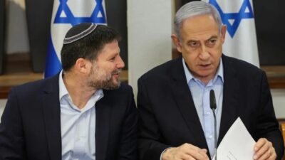 Soykırımcı İsrail Maliye Bakanı Bezalel Smotrich'in, Filistin yönetimine ait yaklaşık