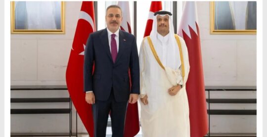 Dışişleri Bakanı Fidan, Katar Başbakanı ve Dışişleri Bakanı Al Sani