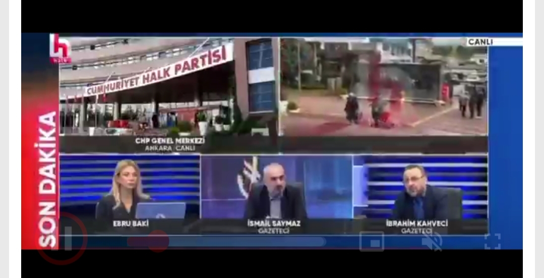 Mutlak butlan kararının açıklanmasının ardından Halk TV'de milli irade hedef