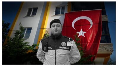 Ankara'da görev yapan Jandarma Astsubay Üstçavuş Yusuf Ergün, yol güvenliğini