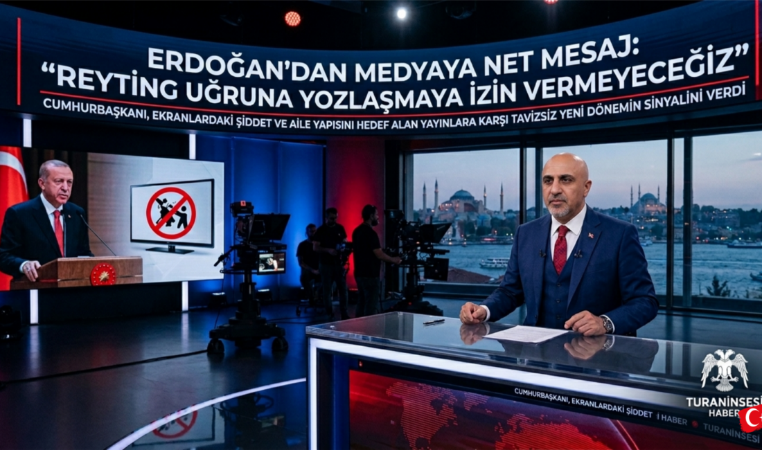 Cumhurbaşkanı Erdoğan, medya dünyasına resti çekti: "Reyting kaygısı, şiddet kültürünü