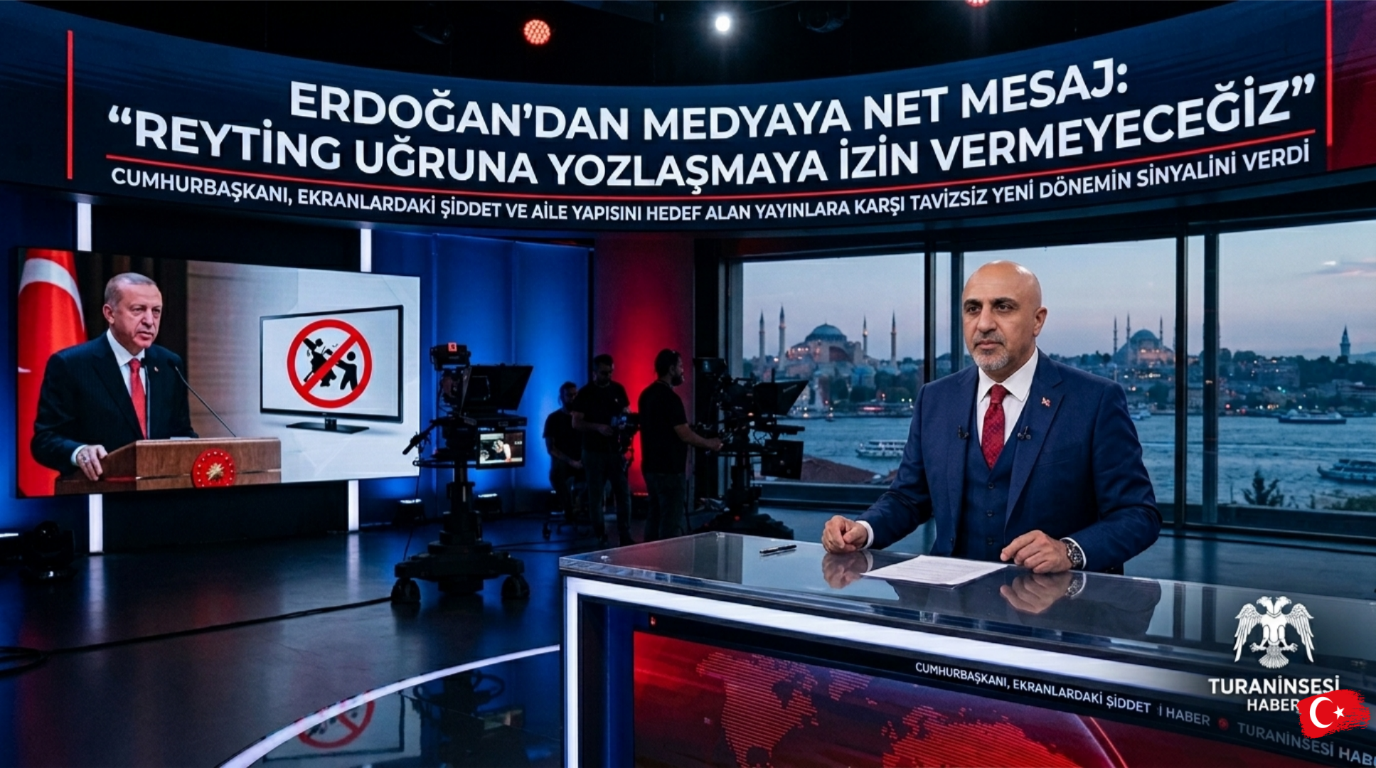 Cumhurbaşkanı Erdoğan, medya dünyasına resti çekti: "Reyting kaygısı, şiddet kültürünü